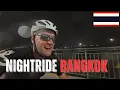 Es kam anders als gedacht nachts auf der Bangkok airport bike lane in Thailand 🇹🇭