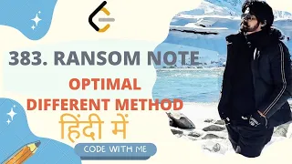 383 Ransom Note DSA Data Structure and Algorithm Code With Me JAVA C