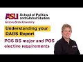 DARS POS BS major and POS elective requirements