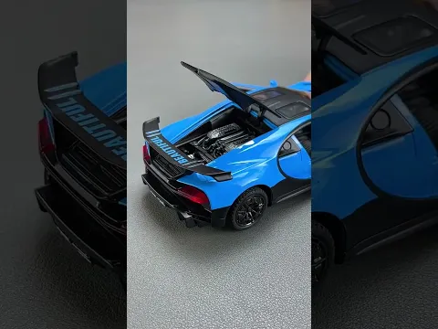 Bugatti Chiron die-cast model car.