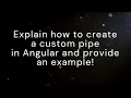Creating Custom Pipes in Angular Real-World Scenarios