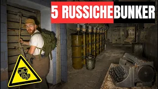 Wir finden 5 VERLASSENE BUNKER auf EINEM GEHEIMEN MILITÄRGELÄNDE 😱🪖
