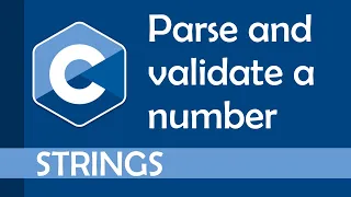 How to parse and validate a number in C