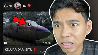 AKU JUMPA KAPAL TERBANG HILANG DALAM HUTAN‼️ ADA HANTU DALAM TU ‼️