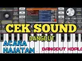 CEK SOUND ORG 2023  DANGDUT KOPLO UNTUK HAJATAN BASS GLER | SET MANUAL