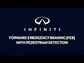 2026 INFINITI QX60 - Forward Emergency Braking FEB with Pedestrian Detection