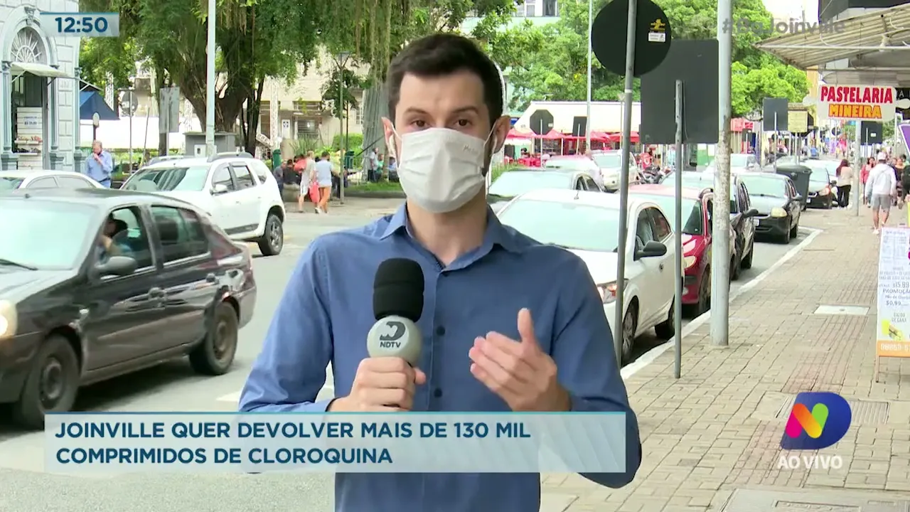 Joinville quer devolver mais de 130 mil comprimidos de cloroquina