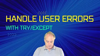 Handling errors with user input in Python