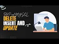INSERT DELETE AND UPDATE RECORD