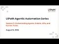 Session 3 Orchestrating Agents Robots APIs and Human Tasks