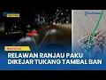 Download Lagu Viral, Relawan Ranjau Paku Diduga Dikejar Oknum Tukang Tambal Ban Pakai Bambu
