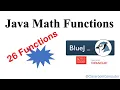 Mathematical Library Functions in java With detail description and previous 15 years ICSE questions