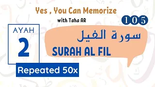 Download 105 Surah Al Fil Verse 2 | Repeated 50x | Memorization Series MP3
