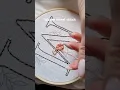 Lagu Woven Wheel Stitch ✨ | Add texture to your letters — 25% OFF! #embroidery #handembroidery #craft