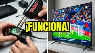El Nuevo Invento CASERO con Cargador Mira lo que pasa con todos los Canales de TV