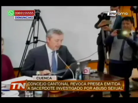 Concejo cantonal revoca presea emitida a sacerdote investigado por abuso sexual