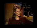 Jill Goodacre on Late Night November 10 1995