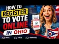 How to register to vote online in Ohio