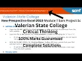 Excel Module 7 SAM Critical Thinking Project C Valerian State College NP - EX19