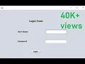 how to create simple login form in java using netbeans with explation login form kaise banate hai