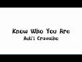 Know Who You Are - Auli'i Cravalho From "Moana"  (Lyrics)