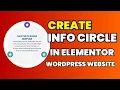 How to make info circle in Elementor Make infography in Elementor