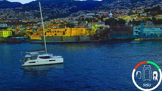 #66m Having fun in Funchal Madeira | Sailing Sisu Leopard 45 Catamaran Circumnavigating Atlantic