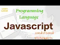 if statement if-else if-else-if conditional statements javascript