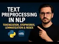 Text Preprocessing in NLP with Python NLTK Full Hands-On Tutorial using NLTK