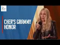 Lagu Cher honored with lifetime achievement award at Grammys, flubs presentation for record of the year