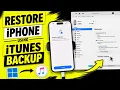 How to Restore iPhone Using iTunes Backup 2026