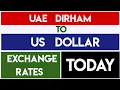 UAE DIRHAM to US DOLLAR AED to USD 16 September 2025