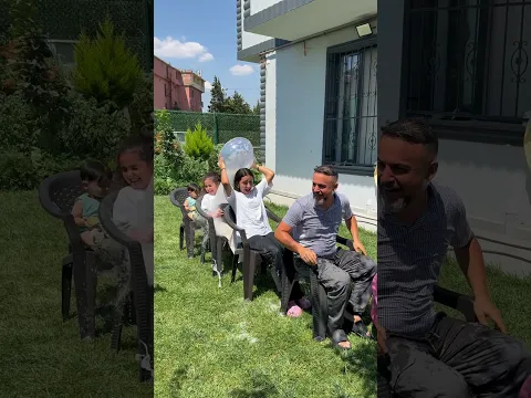 Buz gibi su ile kim daha çok ıslanırsa😂🫣 #vlog #challenge