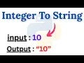 Convert Integer to String in Python Without Built-ins Interview Questions