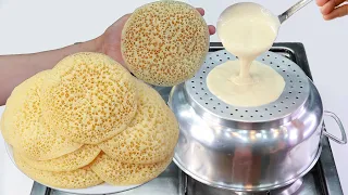 ضاع عمرك وأنت تحضري البغرير بطريقة غلط في 3 دقائق حضري بغرير الكسكاس السريع بدون اختمار مجعب وخفيف 