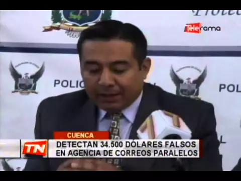 Detectan 34.500 dólares falsos en agencia de correos paralelos