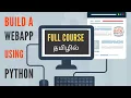 How to Build a Python Web App using Django Mini projects Beginner to Advance Tamil Hacks