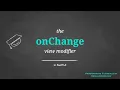 The onChange view modifier in SwiftUI
