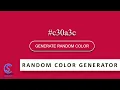 Random color generator using CSS JavaScript Computer Science