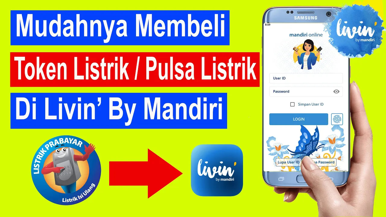 CARA MEMBELI TOKEN LISTRIK PLN PRABAYAR MELALUI M BANKING MANDIRI
