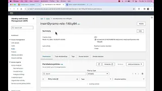 AWS Lambda insert dynamoDB