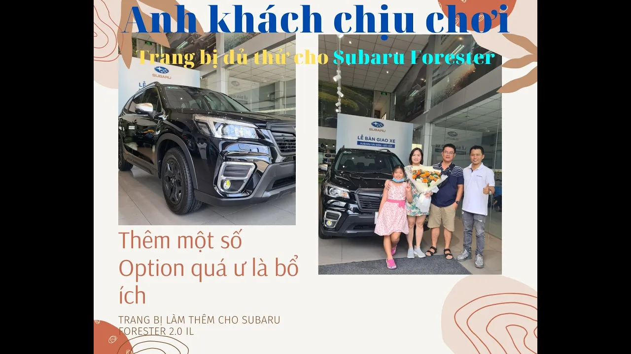 Review một số option cho xe Subaru Forester 2.0 iL , anh Khách quá chịu chơi |Xe Subaru|