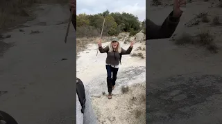 Hiking and camping in our “secret” spot in the high desert. So much to do and see here. #adventure￼￼