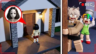 DUNDUN & LEMON PANIK! CCTV MEREKAM HANTU IBU BILANG PAKAI INI DULU DI DEPAN RUMAH ROBLOX!