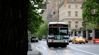 MTA New York City Bus 2006 Orion VII Gen-2 Hybrid on the M1 Bus
