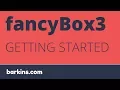 fancyBox3 Getting Started