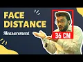 Face Distance Measurement with a Normal Webcam Computer Vision
