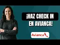 How to Check In Online with Avianca