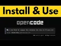 How to Install and Use OpenCode on Windows Step-by-Step 2026 Guide