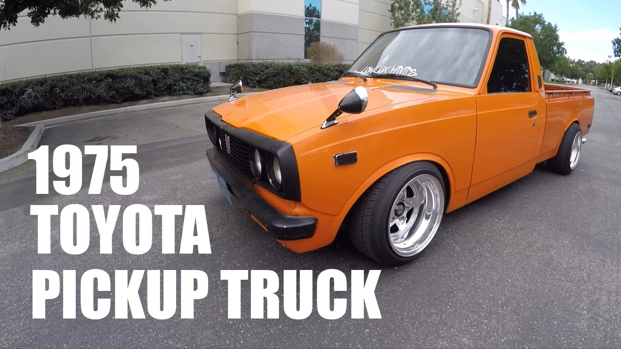 STANCED 1975 TOYOTA PICKUP TRUCK [BEHIND THE SCENES]